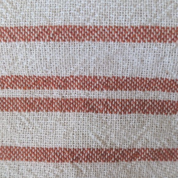 Summer stripe wrap dress in red and white - Picture 4 of 6